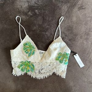 NWT - Lovers + Friends Lace Bralet